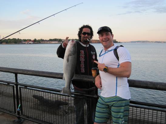 Manhattan Fishing Striped Bass